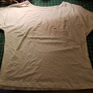 Van Heusen White Lightweight Pocket T-shirt Large